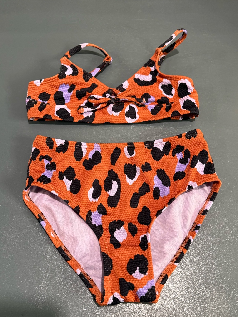 Set of FOUR - Girls' bathing suits - bikini and one piece - 5T to small